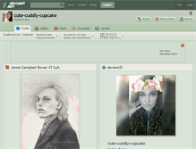 Tablet Screenshot of cute-cuddly-cupcake.deviantart.com