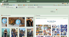 Desktop Screenshot of blah1200.deviantart.com