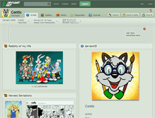 Tablet Screenshot of contix.deviantart.com