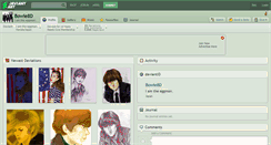 Desktop Screenshot of bowie8d.deviantart.com