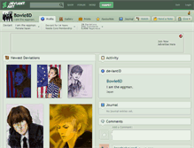 Tablet Screenshot of bowie8d.deviantart.com