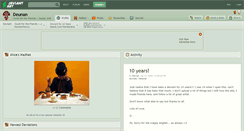 Desktop Screenshot of deunan.deviantart.com