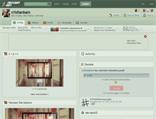 Tablet Screenshot of cristianbam.deviantart.com