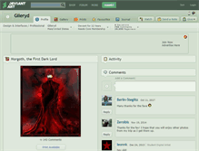 Tablet Screenshot of gileryd.deviantart.com