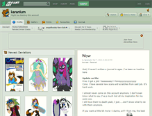 Tablet Screenshot of karanium.deviantart.com