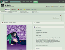 Tablet Screenshot of lts-doujin.deviantart.com