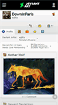 Mobile Screenshot of downinparis.deviantart.com