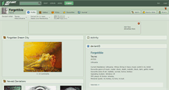 Desktop Screenshot of forgettible.deviantart.com