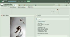 Desktop Screenshot of crazyspacetime.deviantart.com
