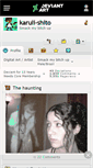 Mobile Screenshot of karuli-shito.deviantart.com