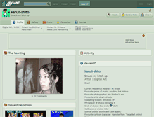 Tablet Screenshot of karuli-shito.deviantart.com