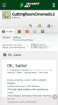 Mobile Screenshot of cuttingroomcinematic.deviantart.com