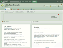 Tablet Screenshot of cuttingroomcinematic.deviantart.com