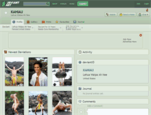 Tablet Screenshot of kahiau.deviantart.com