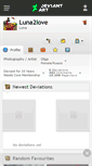 Mobile Screenshot of luna2love.deviantart.com