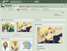 Tablet Screenshot of gino-fans.deviantart.com