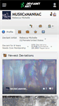Mobile Screenshot of musiicxmaniiac.deviantart.com