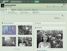 Tablet Screenshot of musiicxmaniiac.deviantart.com
