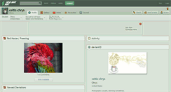 Desktop Screenshot of celtic-chrys.deviantart.com