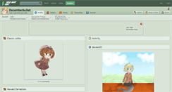 Desktop Screenshot of decemberbullet.deviantart.com