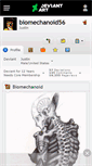 Mobile Screenshot of biomechanoid56.deviantart.com