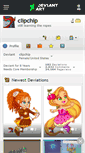 Mobile Screenshot of clipchip.deviantart.com