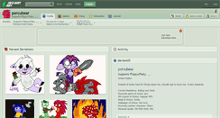 Desktop Screenshot of porcubear.deviantart.com