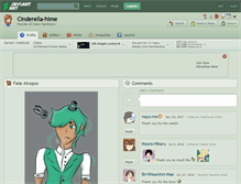 Tablet Screenshot of cinderella-hime.deviantart.com