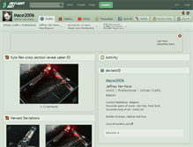 Tablet Screenshot of mace2006.deviantart.com