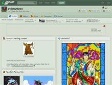Tablet Screenshot of evilmurkrow.deviantart.com