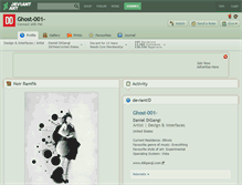 Tablet Screenshot of ghost-001-.deviantart.com