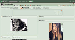 Desktop Screenshot of cindy-drawings.deviantart.com