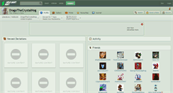 Desktop Screenshot of dragothecrystalhog.deviantart.com