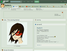 Tablet Screenshot of noyka14.deviantart.com