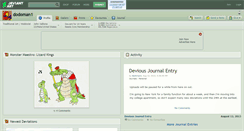Desktop Screenshot of dodoman1.deviantart.com
