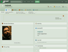 Tablet Screenshot of majzoob.deviantart.com