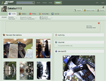 Tablet Screenshot of dakatsu1112.deviantart.com