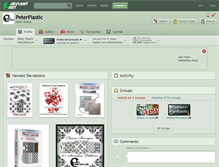 Tablet Screenshot of peterplastic.deviantart.com