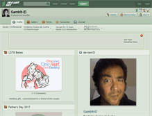 Tablet Screenshot of gambit-el.deviantart.com