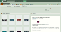 Desktop Screenshot of goblinkothebat.deviantart.com