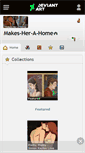 Mobile Screenshot of makes-her-a-home.deviantart.com