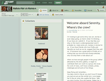 Tablet Screenshot of makes-her-a-home.deviantart.com