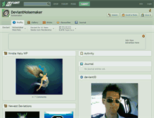 Tablet Screenshot of deviantnoisemaker.deviantart.com