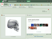 Tablet Screenshot of iivanov.deviantart.com