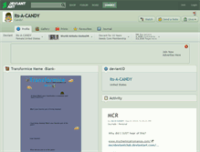 Tablet Screenshot of its-a-candy.deviantart.com