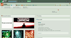 Desktop Screenshot of incine.deviantart.com