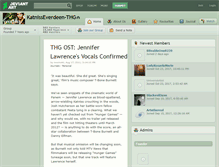 Tablet Screenshot of katnisseverdeen-thg.deviantart.com