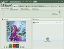 Tablet Screenshot of kmoonleaf.deviantart.com