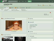 Tablet Screenshot of camartins1963.deviantart.com