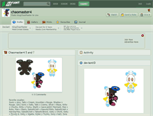 Tablet Screenshot of chaomaster4.deviantart.com